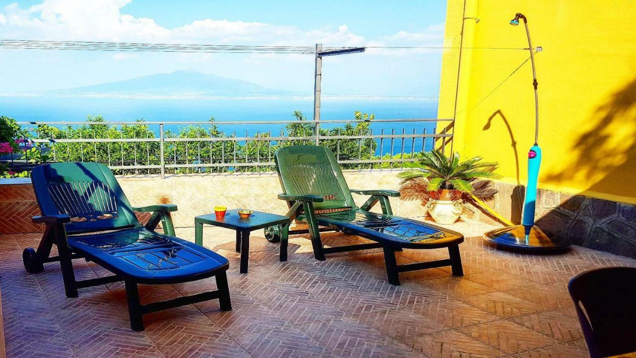 La Rosa Del Sud - De Vivo Realty Sorrento Apartment Bagian luar foto